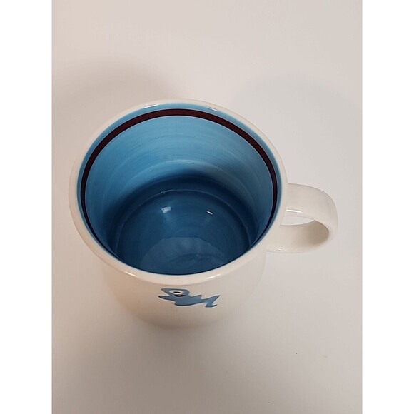 Starbucks 2006 Ceramic Mug Halloween Pals Blue One Eyed Ghost Monster Cyclops - Picture 5 of 10